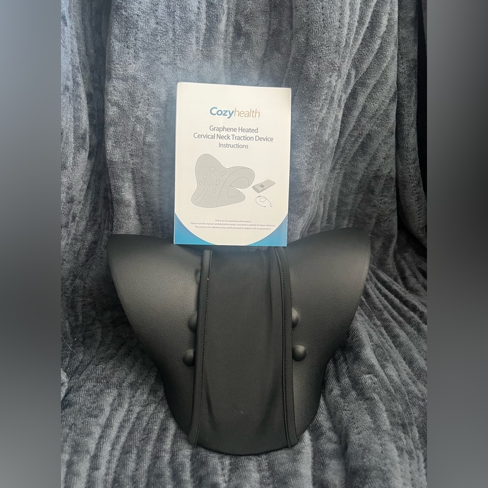 cozy health graphene heated cervical neck traction device